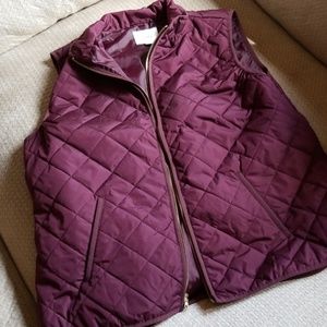 Burgandy Wine Vest